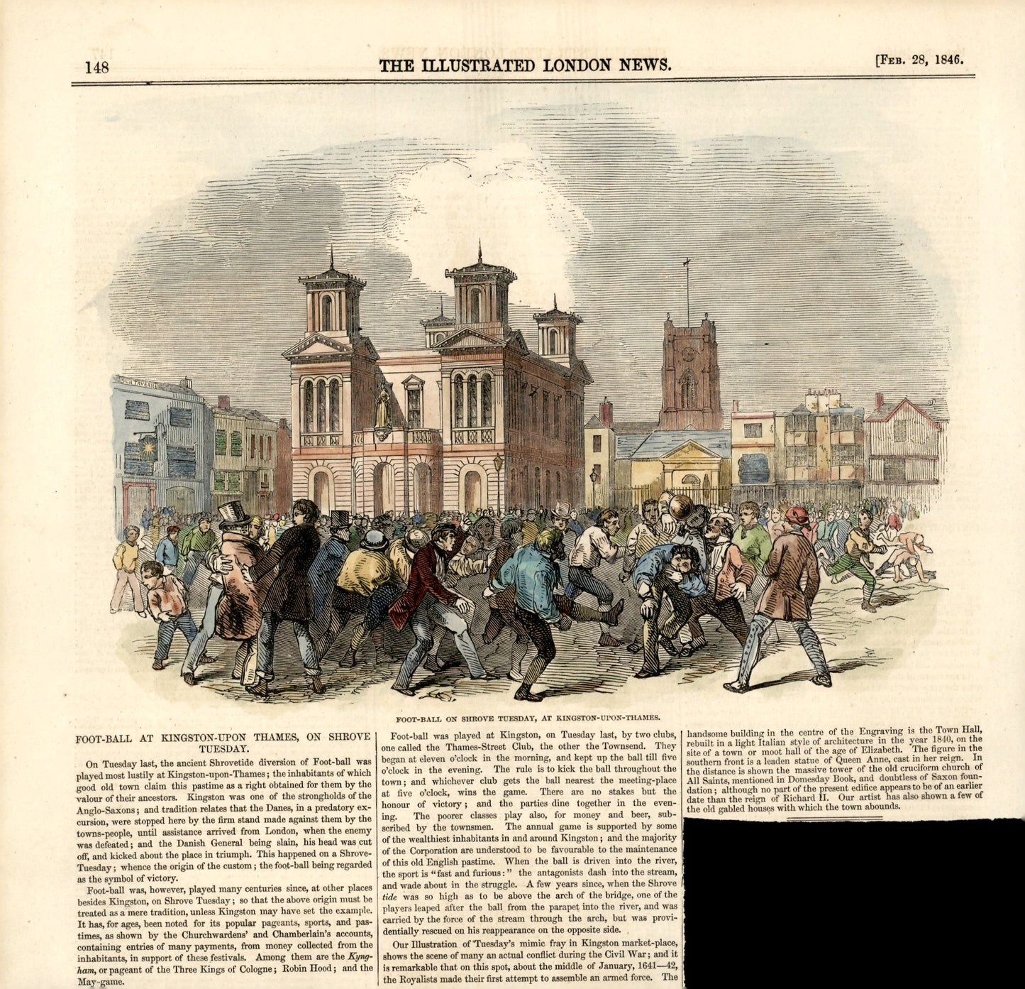 Football and Soccer in 1846