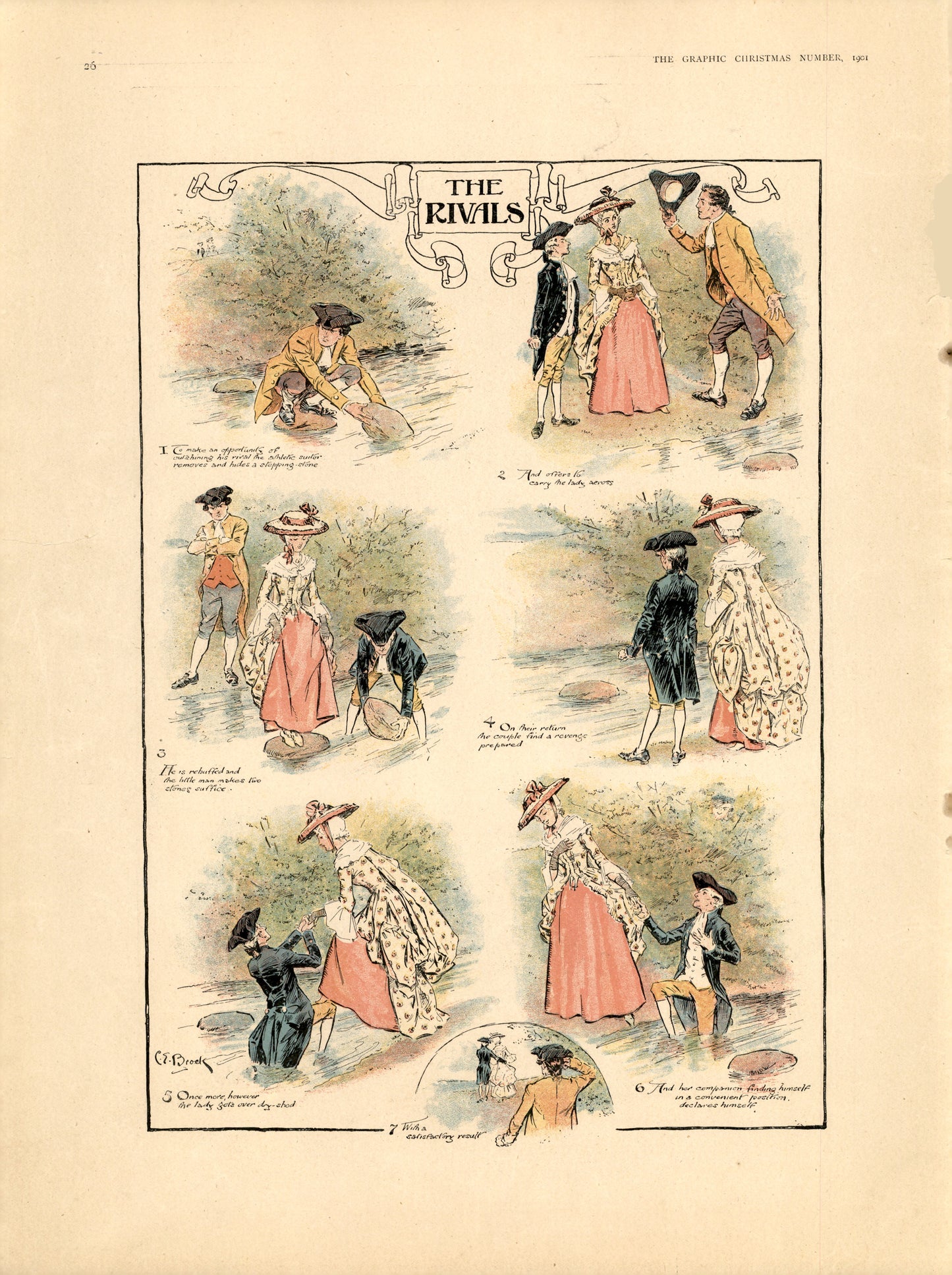 The Rivals by C.E. Brock