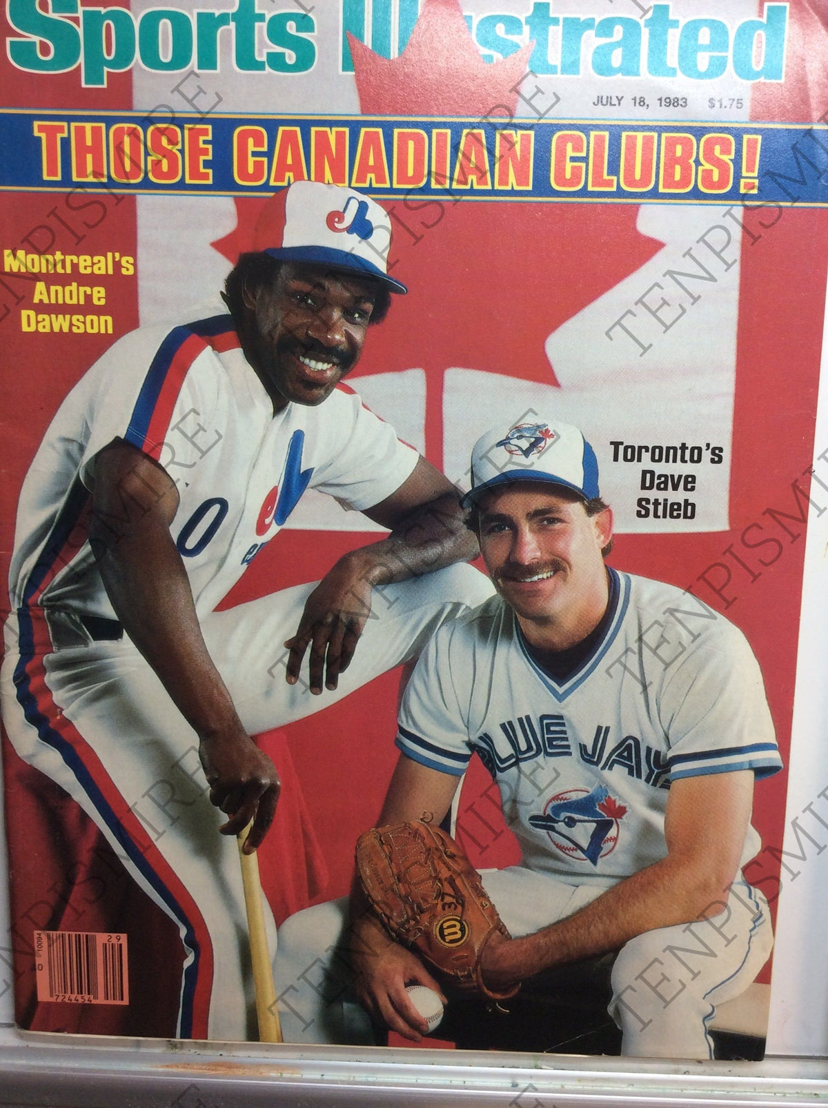 Sports Illustrated - Bossy and Dawson covers -Two Magazines - 1983 and 1984