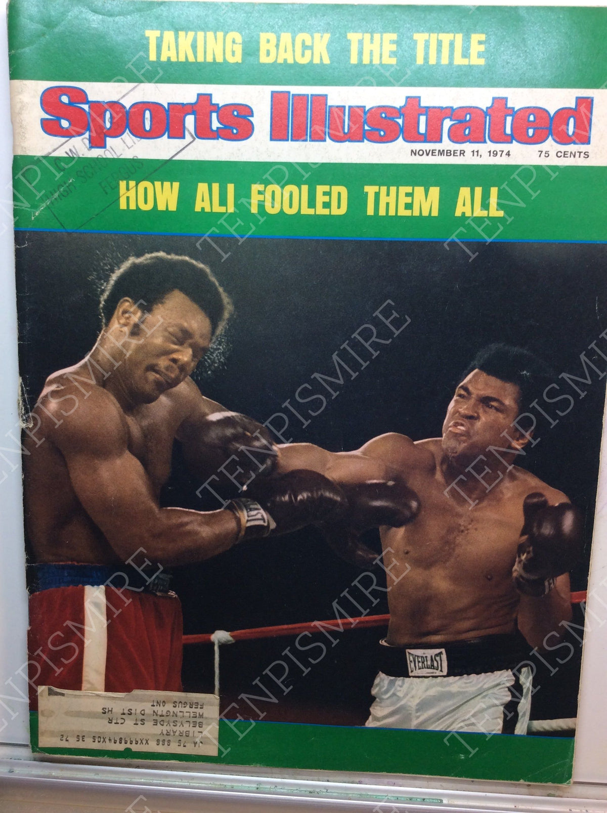 Sports Illustrated - Ali-Foreman cover -1974