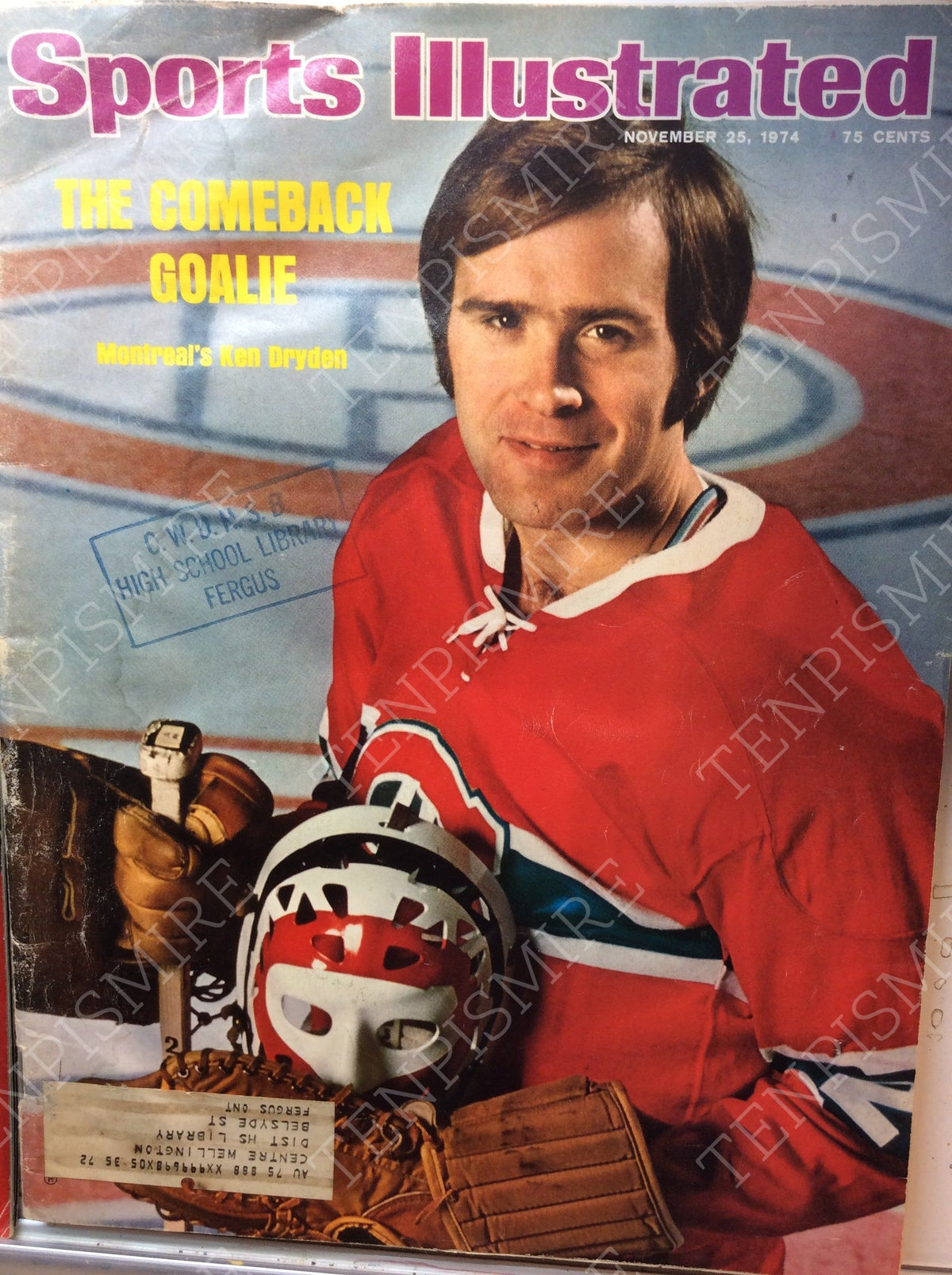 Sports Illustrated 1974 - Ken Dryden, Anthony Davis, John Newcombe covers