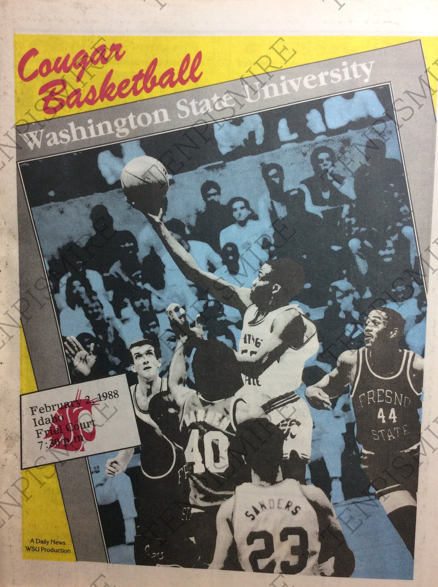 Washington State University Cougars - basketball programs - 1988 - 3