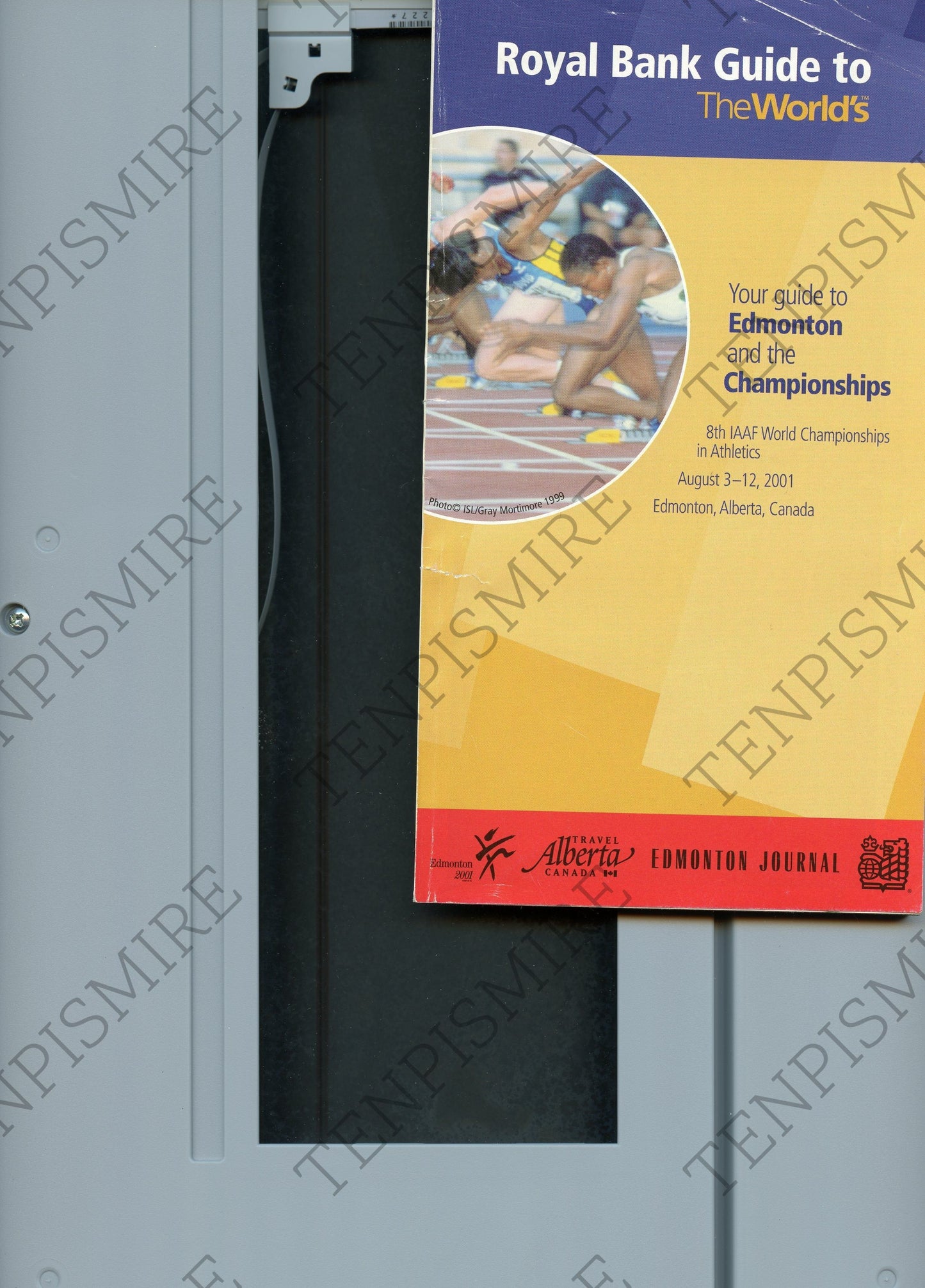 2001 World Athletics Championships Program