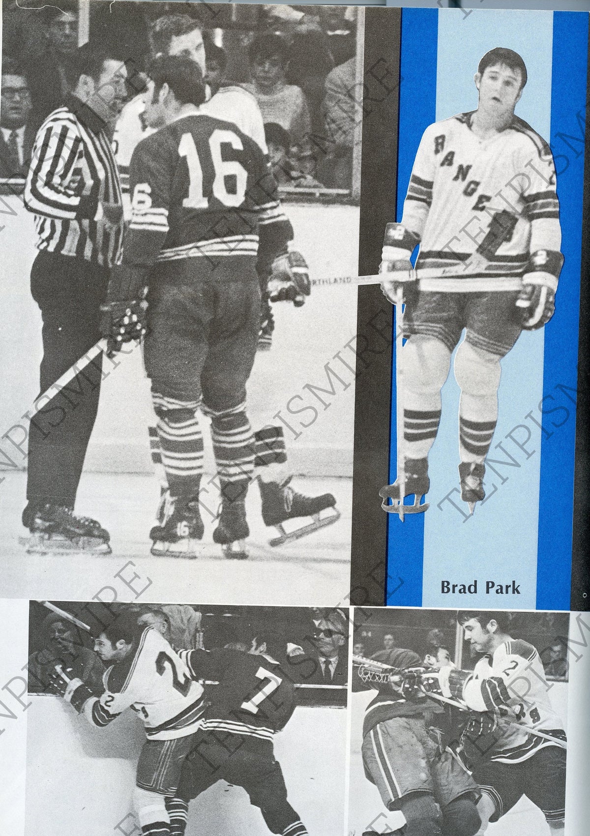 Maple Leaf Gardens Sports Magazine - New York Rangers 1970-71