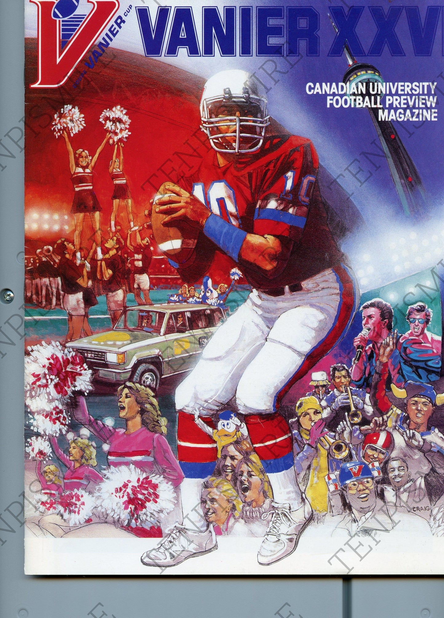 Canadian University Football Programs 1991