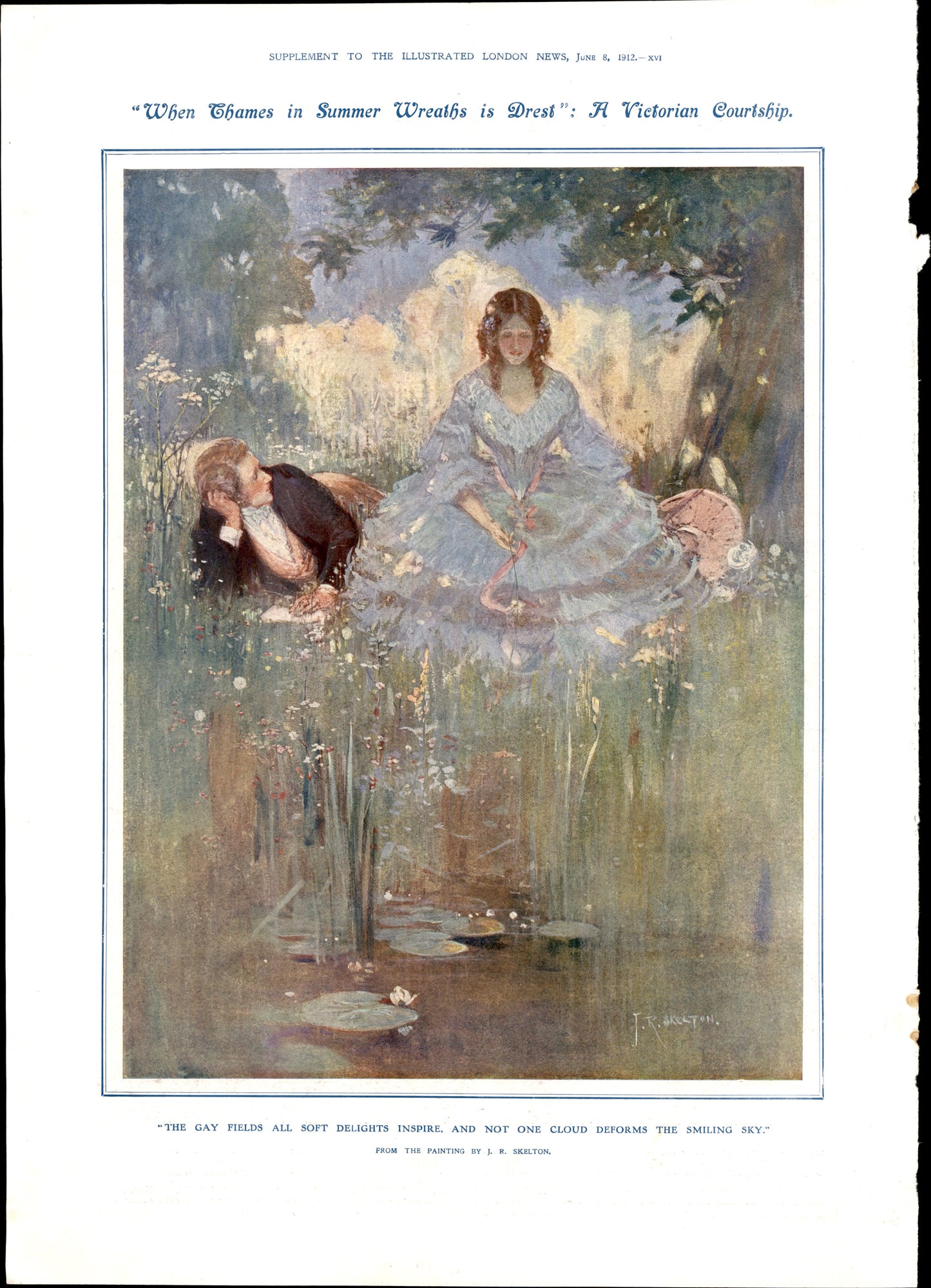 When Thames in Summer Wreaths is Drest: A Victorian Courtship