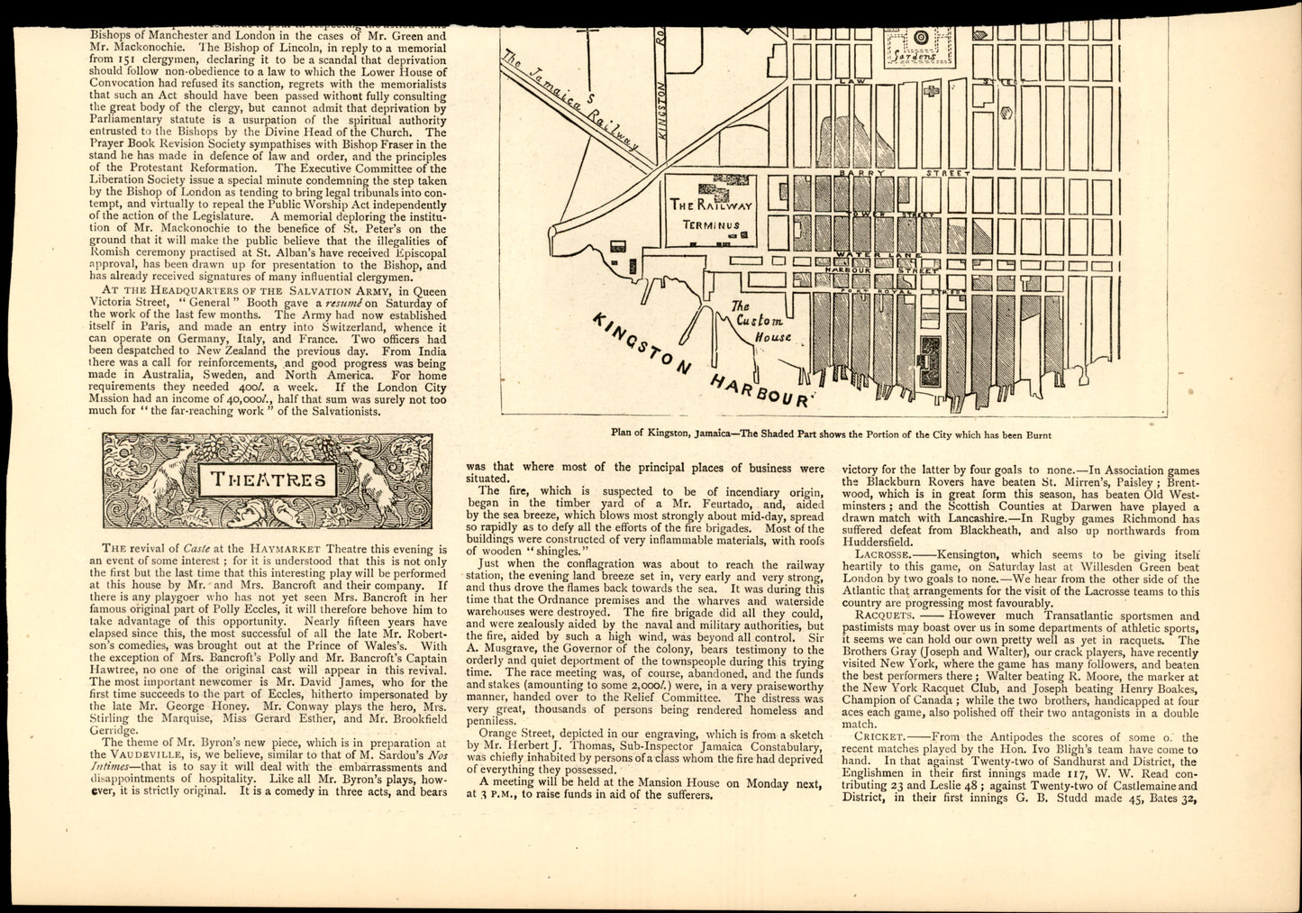 A Night Descent into the Crater of Kīlauea, Hawaii, Sandwich Islands — The Illustrated London News, 1883