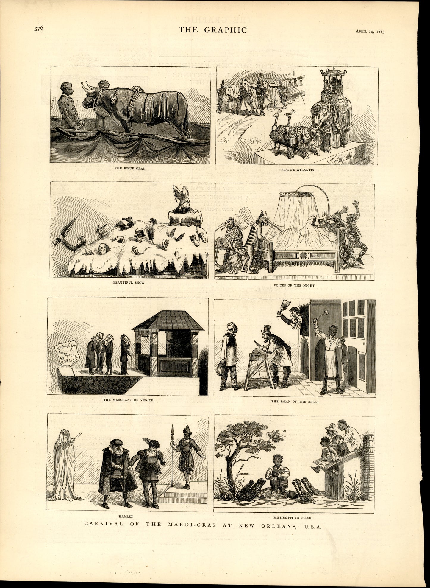 Carnival of the Mardi-Gras at New Orleans — The Graphic, 14 March 1883