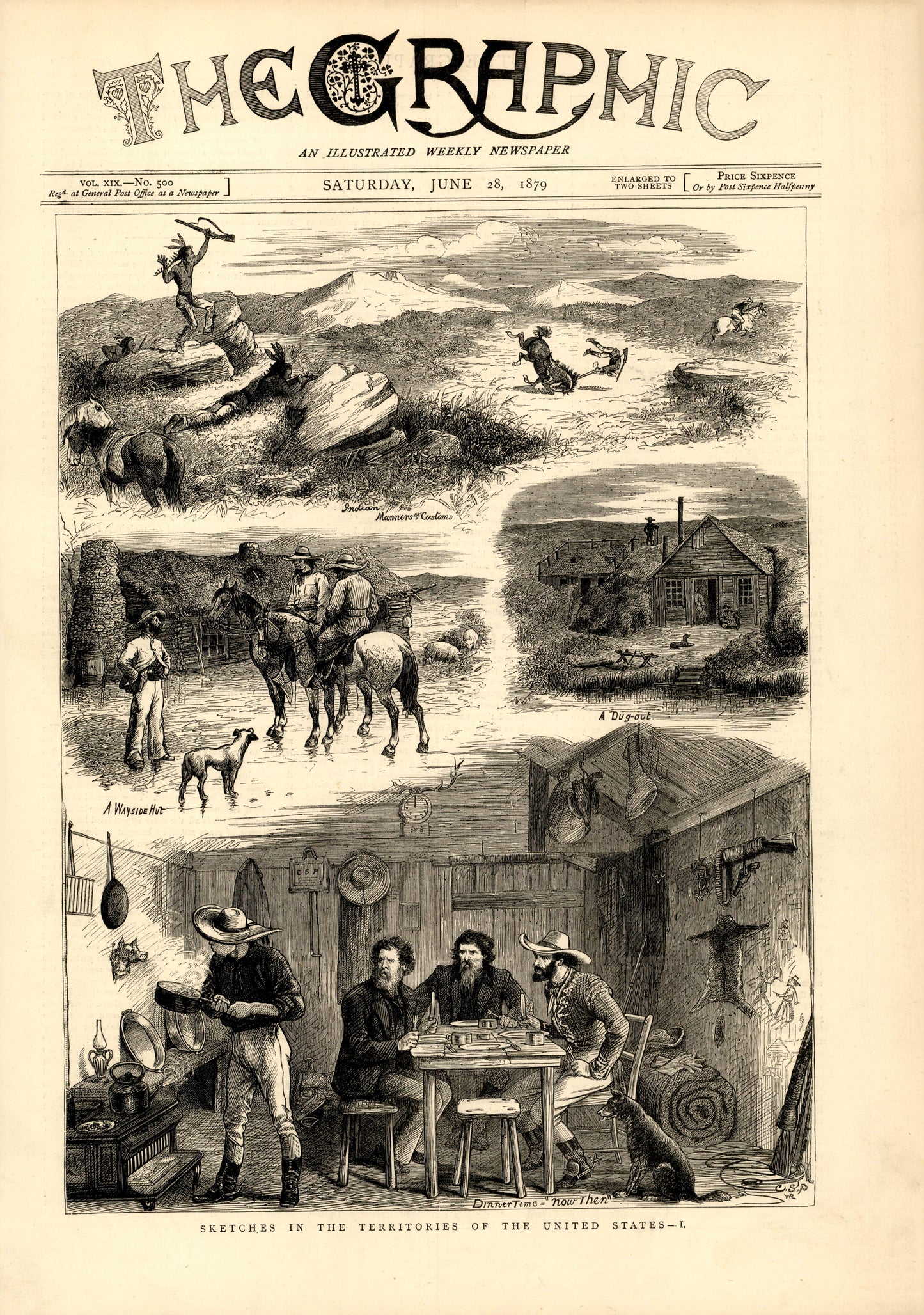 Sketches in the Territories of the United States — II, The Graphic, 28 June 1879