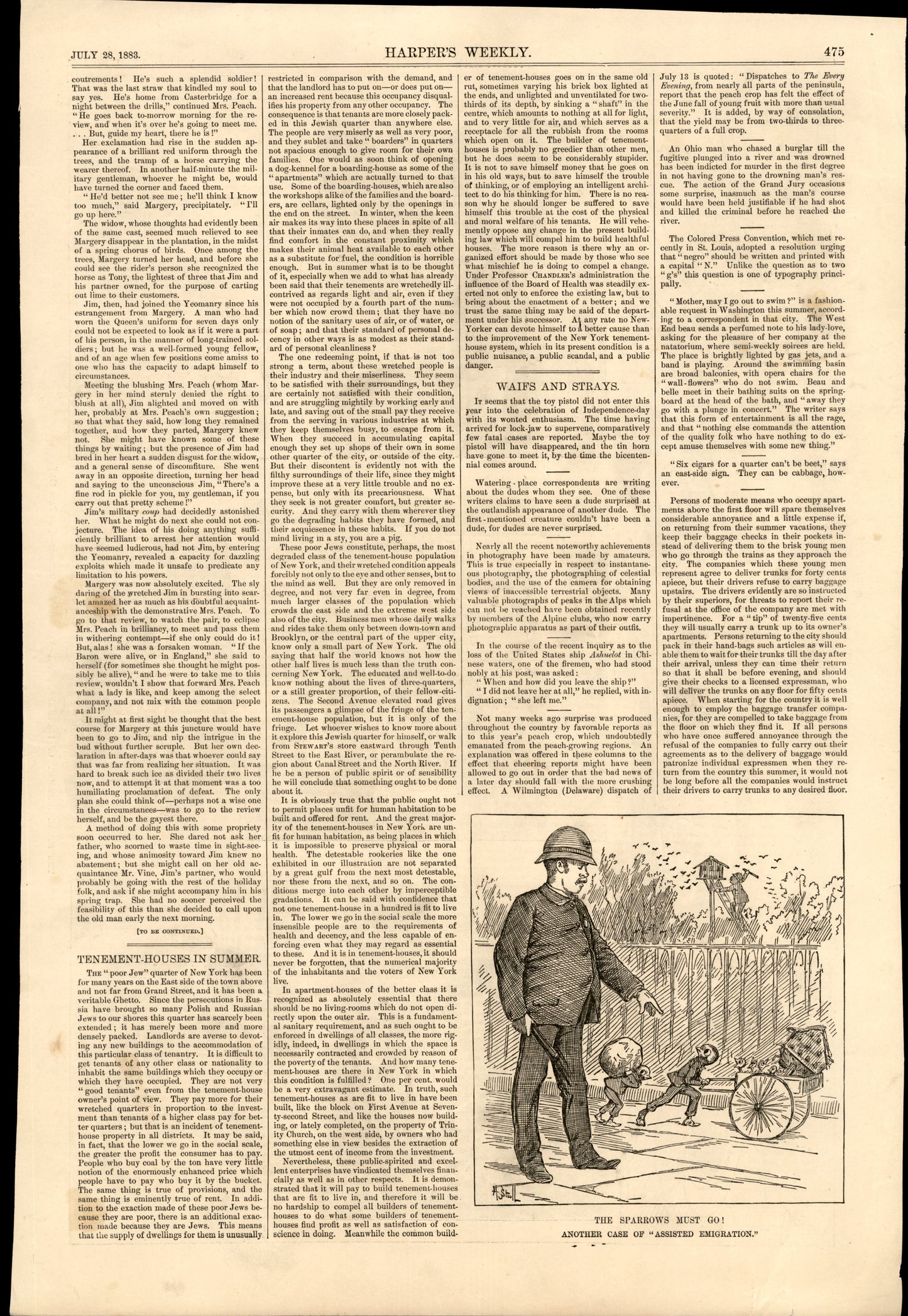 The Sugar Industry of Louisiana: Nine Scenes of Plantation Life and Sugar-Making — Harper's Weekly, 28 July 1883