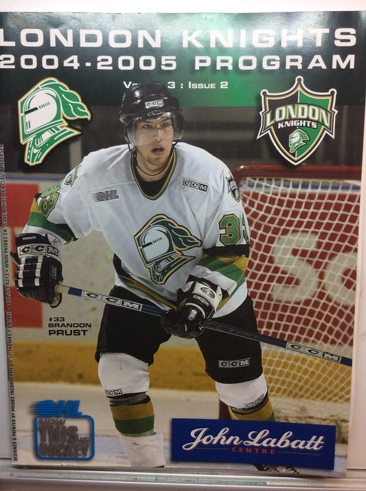 London Knights Program 2004-2005