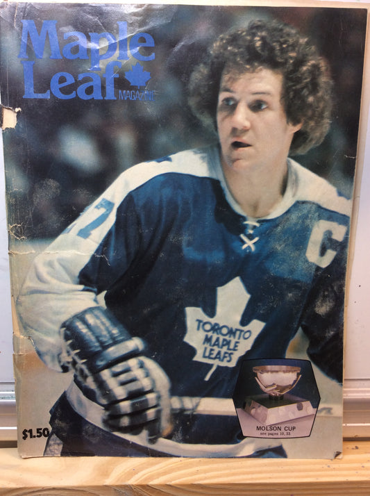 Maple Leaf Magazine  1977 vs Sabres