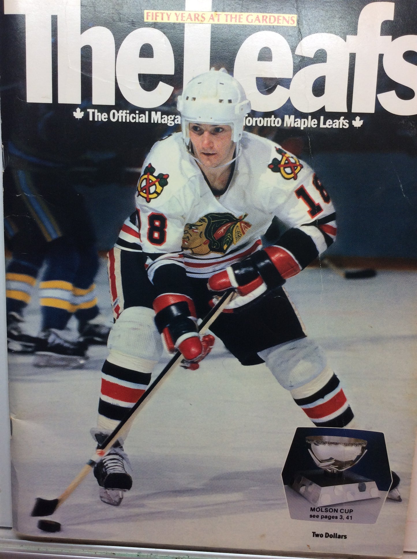 The Leafs Magazine 1982 vs Chicago Black Hawks