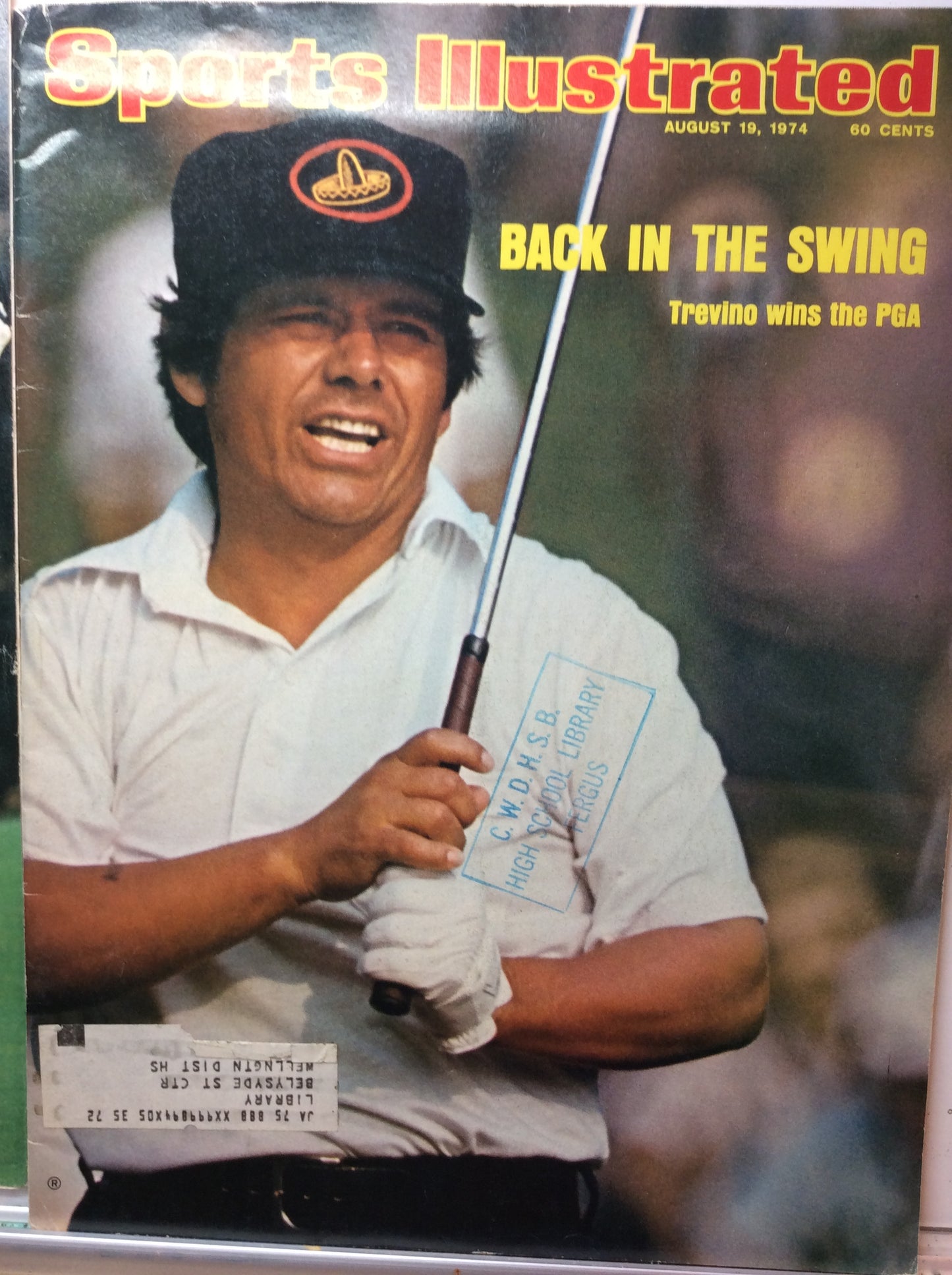 Sports Illustrateds 1974 Golf covers, Trevino, Miller, Irwin (3)