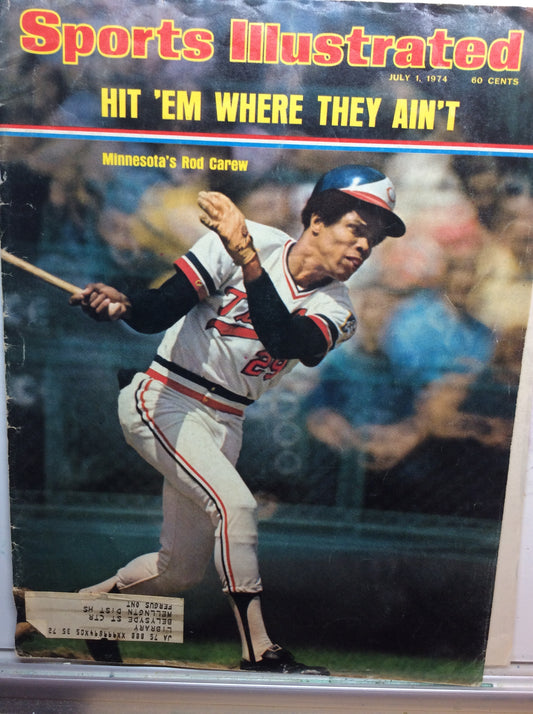 Sports Illustrated 1974 Baseball Covers - Carew, Brock (3)