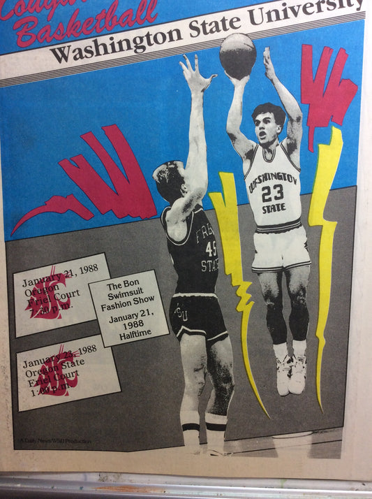 Washington State University Cougars - basketball programs - 1988 - 3