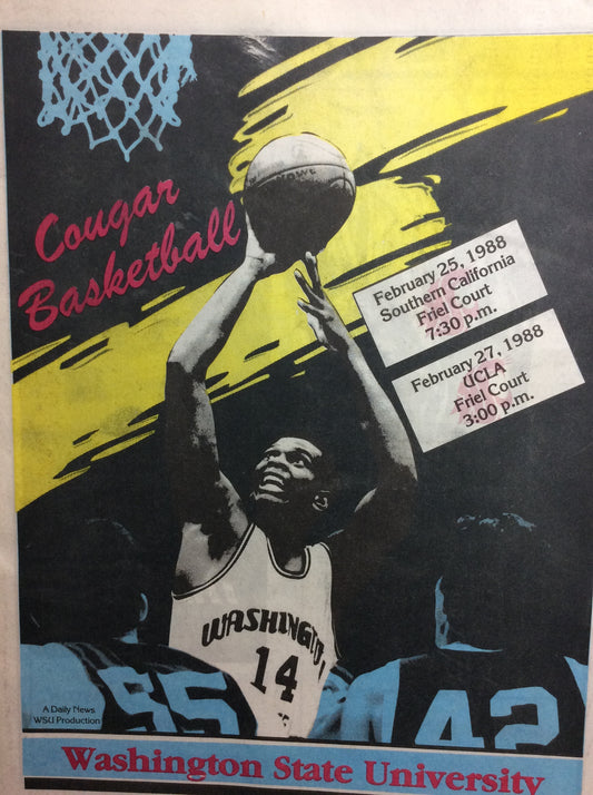 Washington State University Cougars - basketball programs - 1988 - 3