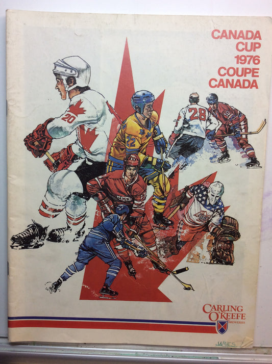 Canada Cup 1976 Hockey Program