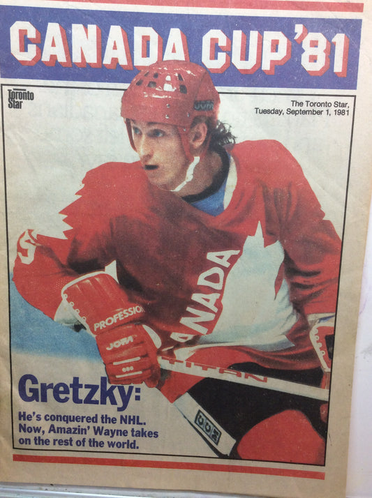 Canada Cup '81 - Toronto Star