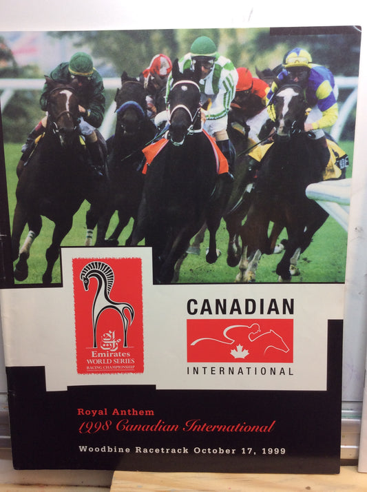 Canadian International Horse Race 1999 Program