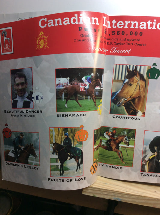 Canadian International Horse Race 1999 Program