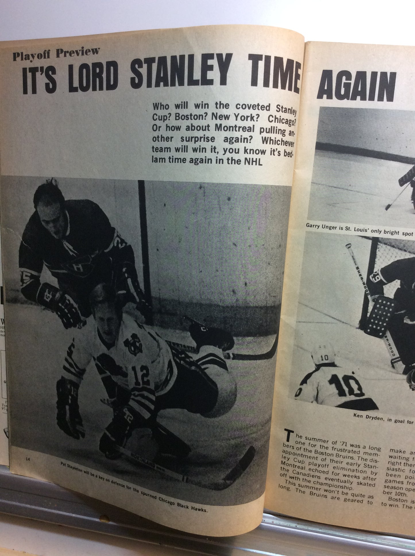 1972 Hockey Magazines