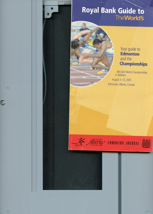 2001 World Athletics Championships Program