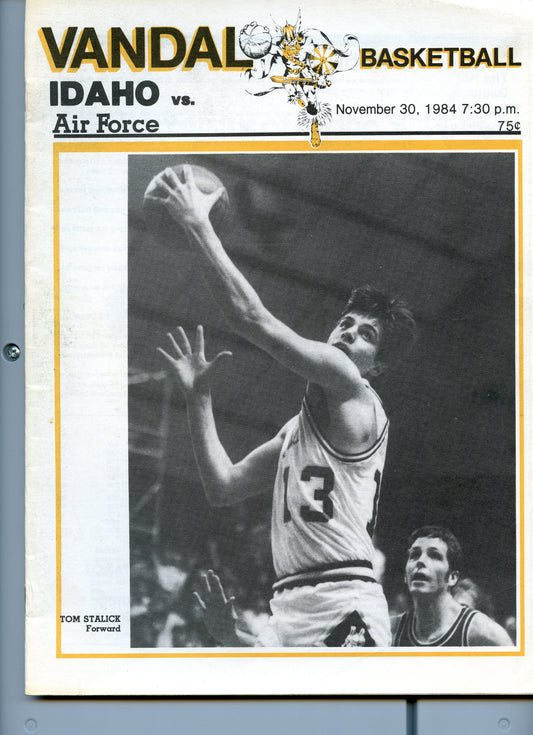 Idaho Vandals Basketball Program 1984