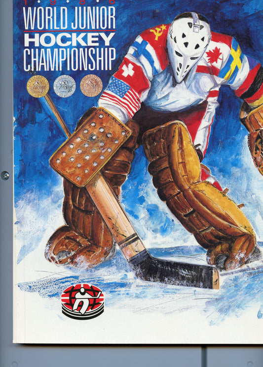 1986 World Junior Hockey Championship Magazine