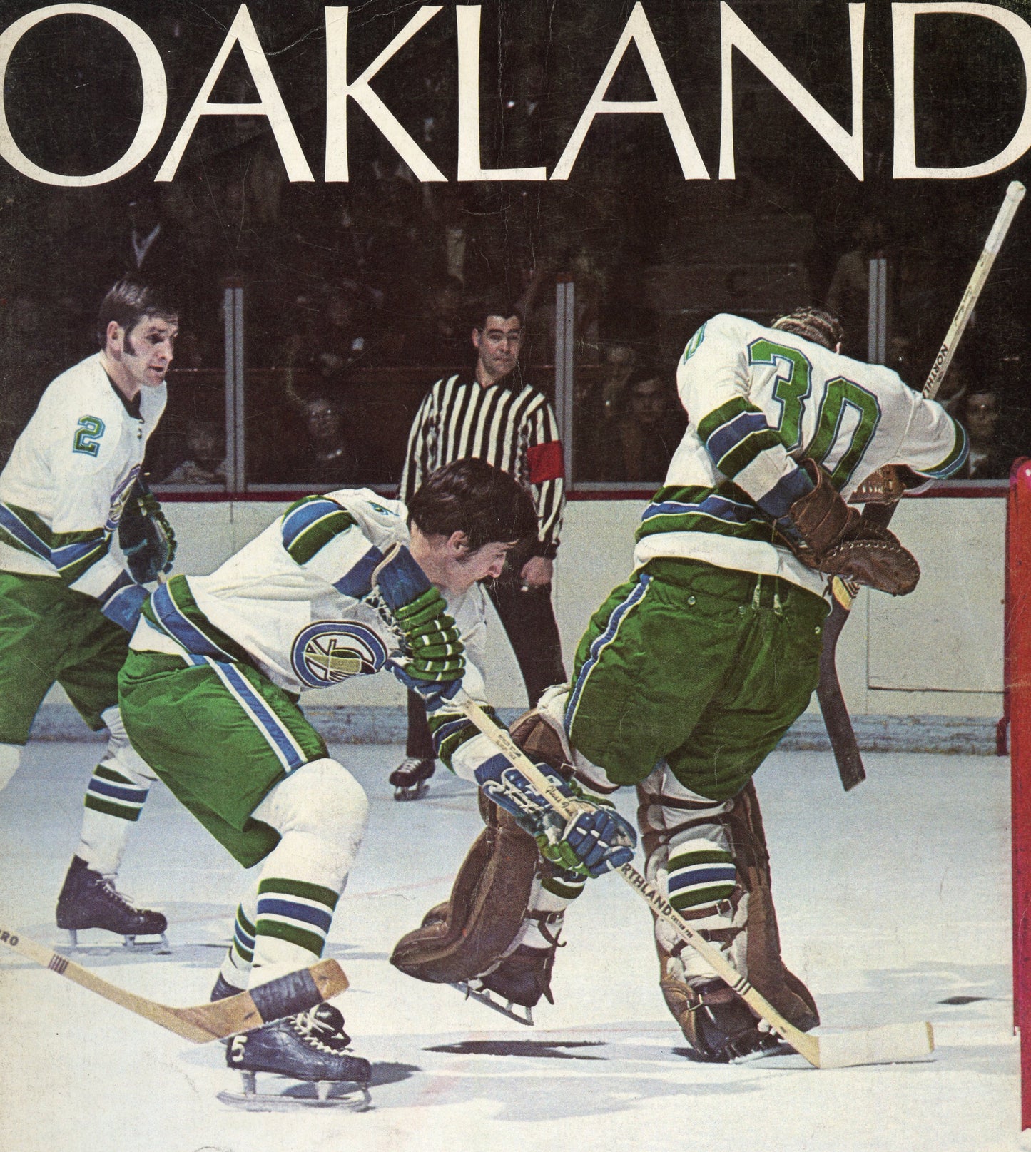 Maple Leaf Gardens Sports Magazine - Oakland Seals 1970-71