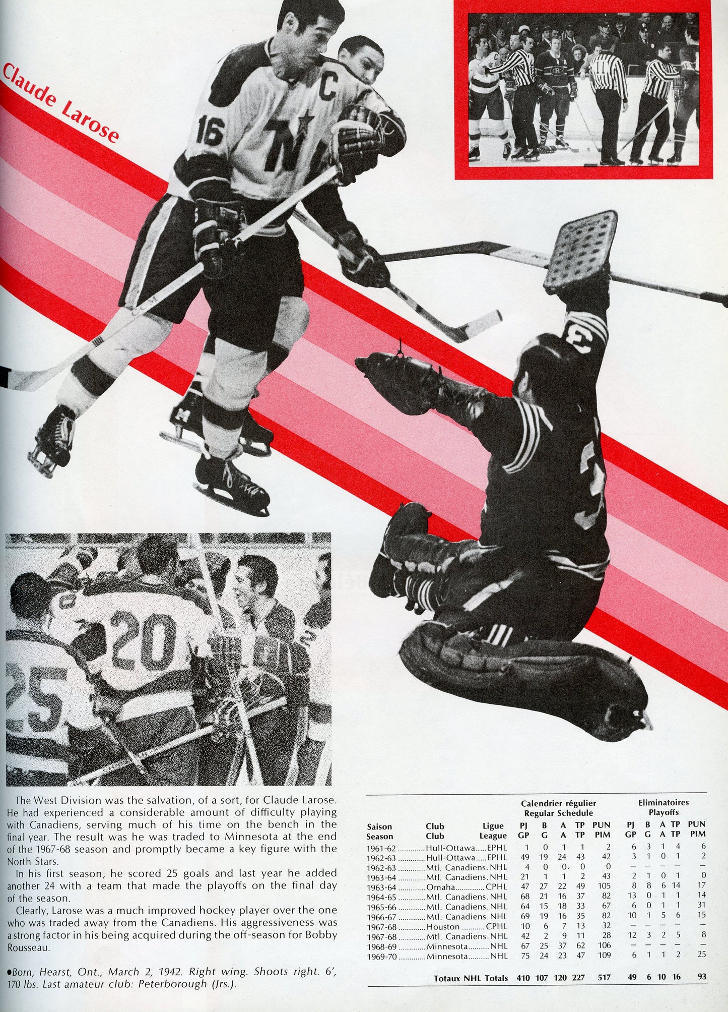 Maple Leaf Gardens Sports Magazine 1970-71 Montreal