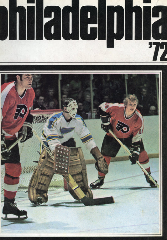 Toronto Maple Leaf Gardens Sports Magazine - - Philadelphia 1971-72 Season