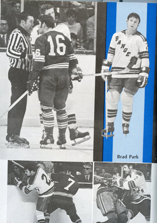 Maple Leaf Gardens Sports Magazine - New York Rangers 1970-71