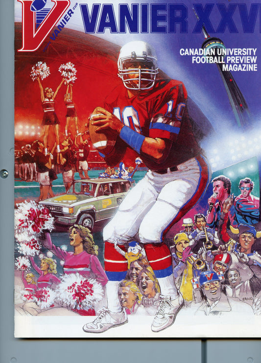 Canadian University Football Programs 1991